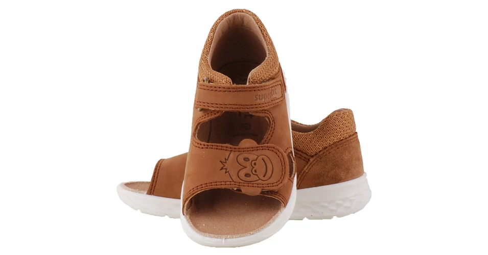 Barna majmos, puha, Superfit szandál Levendula gyerekcipő webáruház